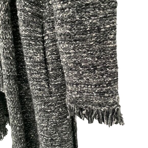 Velvet by Graham & Spencer NWT Knit Wool Blend Fringe Cardigan w Pockets & Belt - Picture 6 of 11